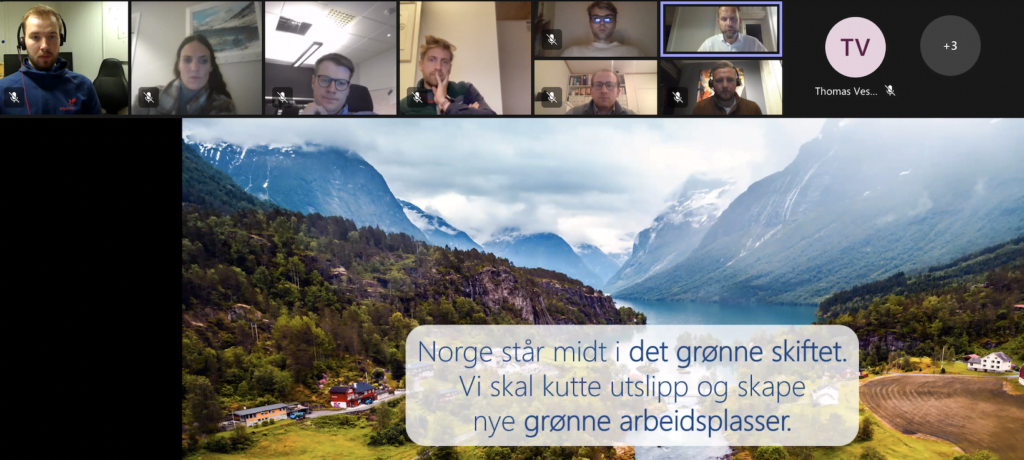 Drøfta det grøne skiftet på samling to av Vestlandsakademiet 1 Skjermbilde 2021 10 22 kl. 09.38.10 1